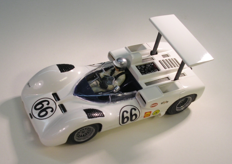 1/24 Clear slot car bodies Retro Chaparral 2-F with wing .010" 